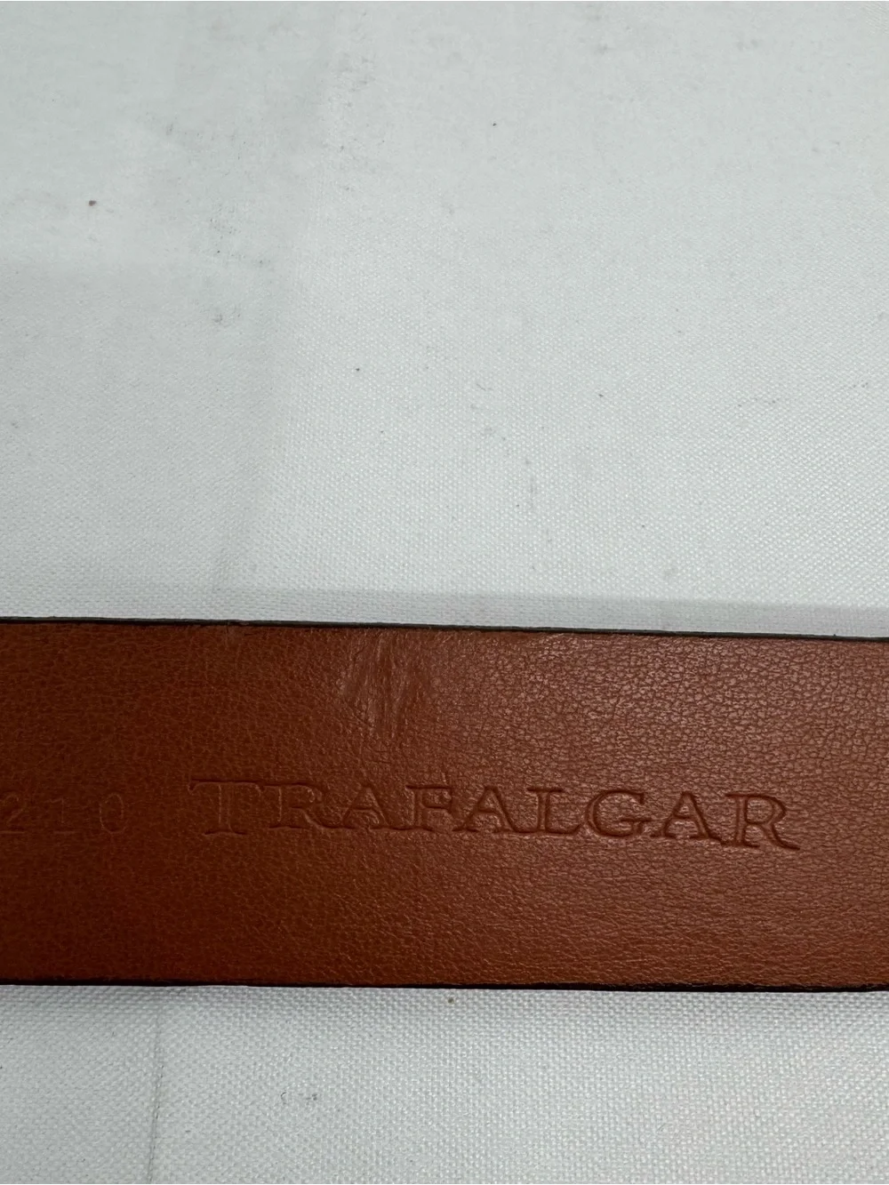 Trafalgar Size 42 Amazona Anaconda Belt Snakeskin Dress Brown Made in USA